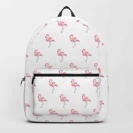 Two Flamingos Watercolor Tropical Birds Animals Backpack | Flamingopainting, Graphicdesign, Flamingo, Love, Animalwatercolor, Illustration, Minimalism, Pink, Watercolor, Birds 