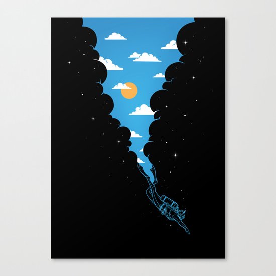 Skydiver Canvas Print