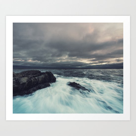 Washed Point Art Print