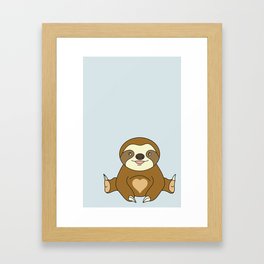 Two-Toed Sloth  Framed Art Print