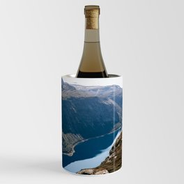 Trolltunga hiking trail | Norway | Travel photography | Color Art Print Art Print Wine Chiller