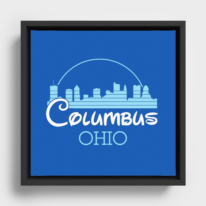 Columbus, Ohio Framed Canvas