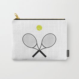 Tennis Racket And Ball 2 Carry-All Pouch