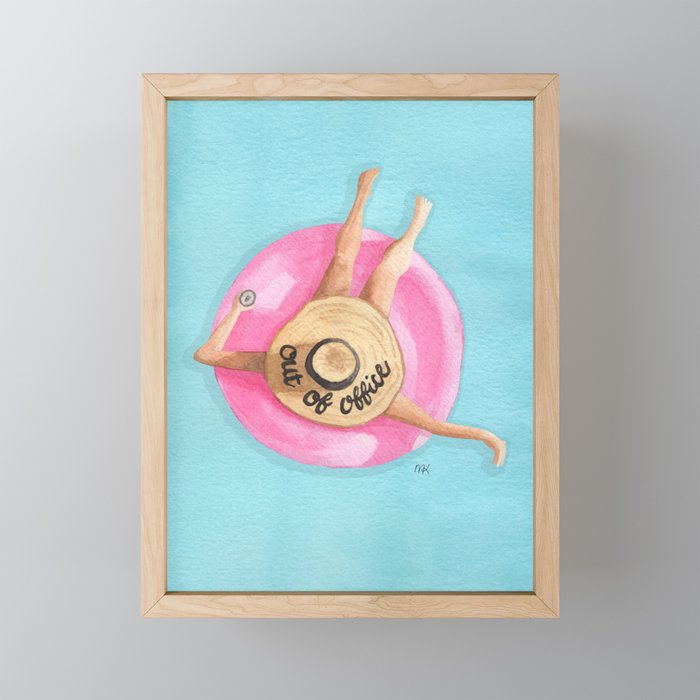 Vacation State of Mind Framed Mini Art Print