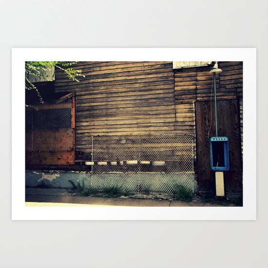 Pay Phone II Art Print