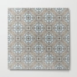 Seamless Wall Paper Pattern Metal Print