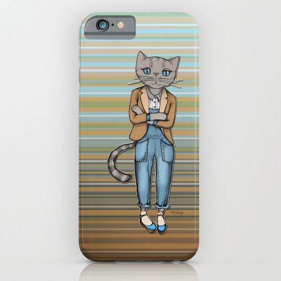 Hipster Kitty Cool iPhone & iPod Case