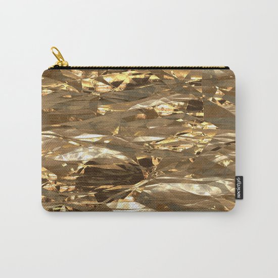Gold Metal Carry-All Pouch