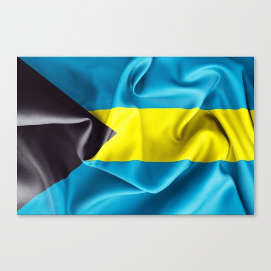 Bahamas Flag Canvas Print