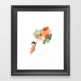 Wonderful Things Balloon Baby by Emily Winfield Martin Framed Art Print