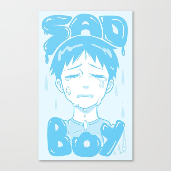 SAD BOY Canvas Print
