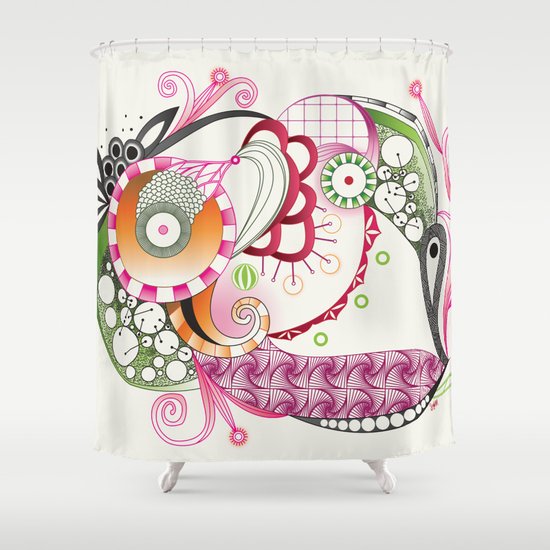 Autumn tangle Shower Curtain