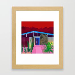 Pink Flood Framed Art Print