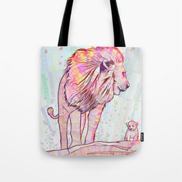 Father and Son Tote Bag