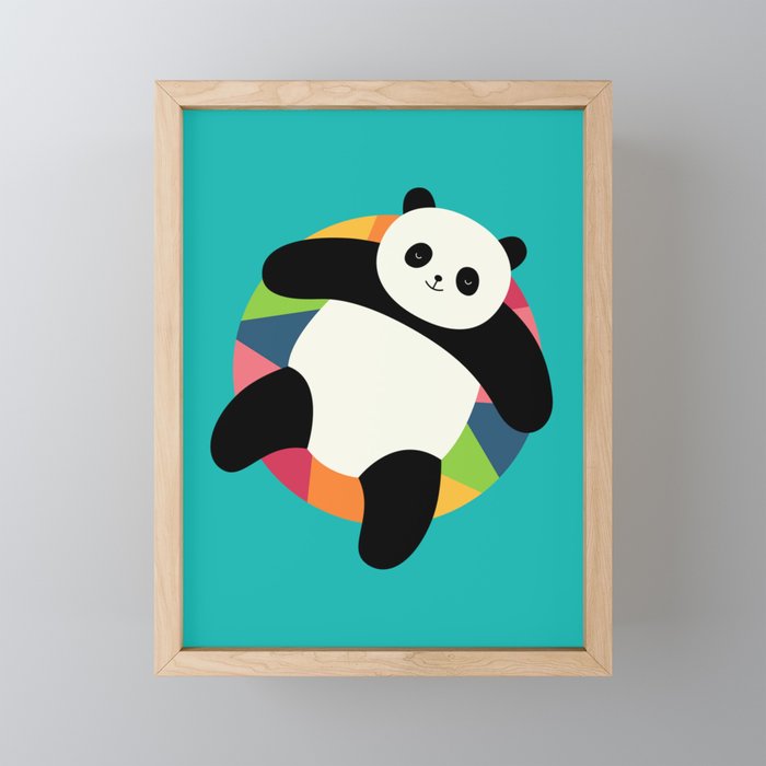 Chillin Framed Mini Art Print