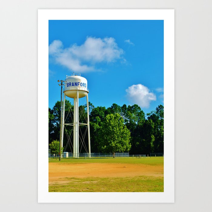 water tower brandford Art Print