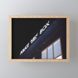Police call box Framed Mini Art Print