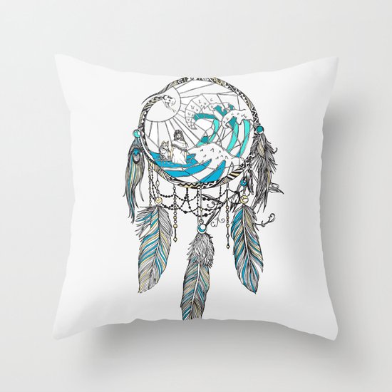 Dream Catcher Throw Pillow