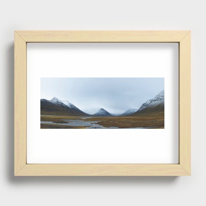 The West Fjords Recessed Framed Print