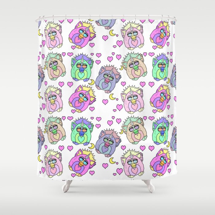 Talk Furby To Me Shower Curtain