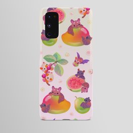  Fruit and bat - pastel Android Case