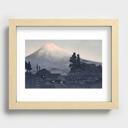 Mont Fuji Mizukubo, 1932, by Hiroaki Takahashi Recessed Framed Print