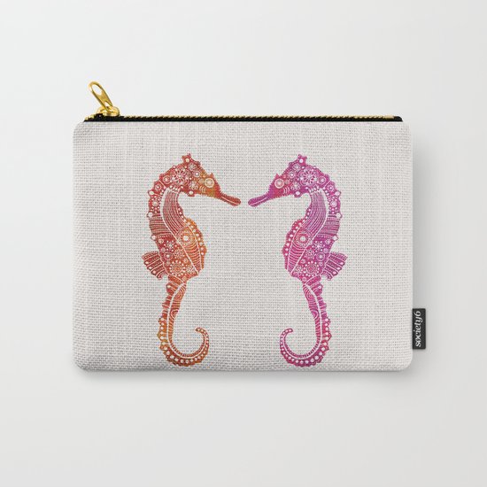 Seahorse Love II Carry-All Pouch