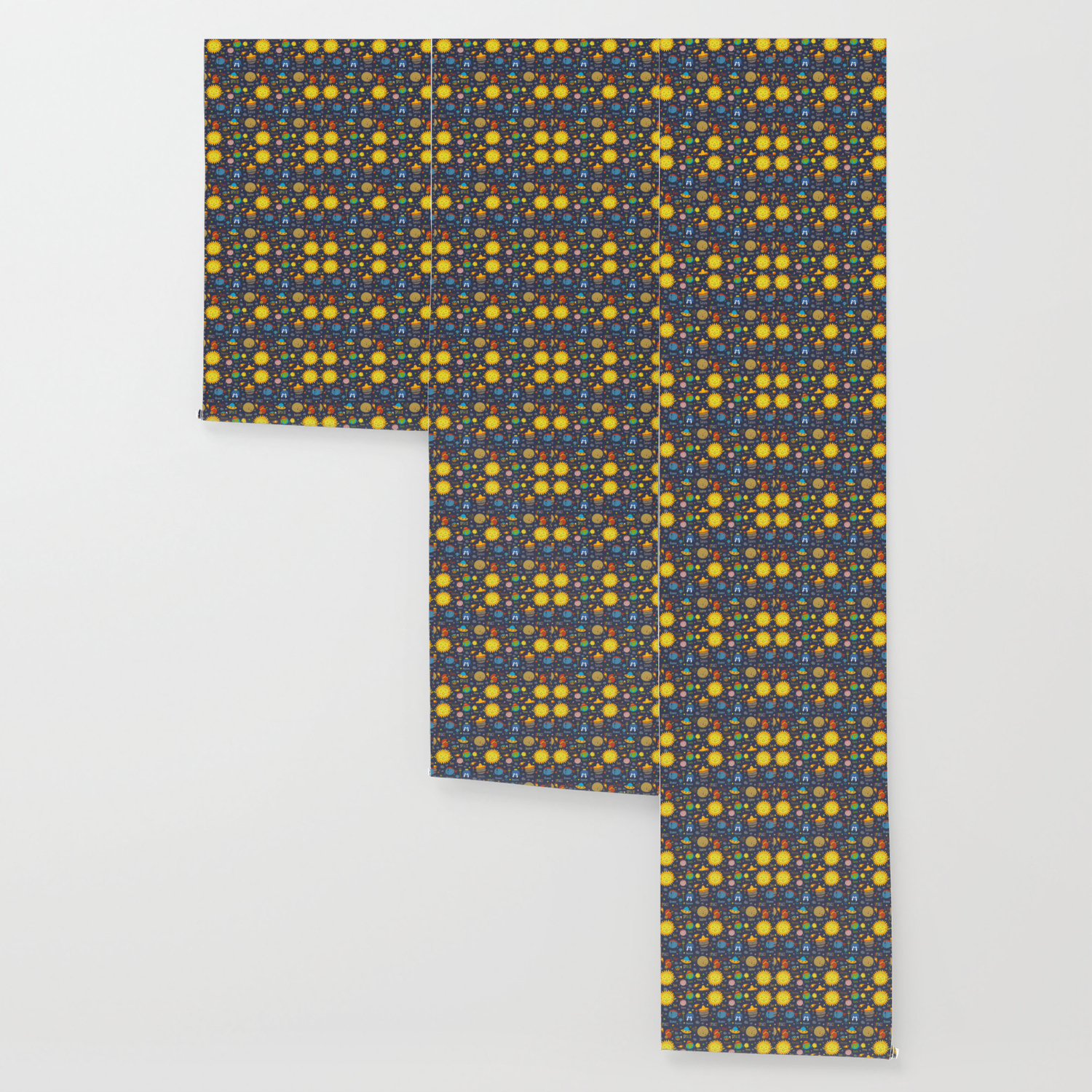 Cute Planets 2 Wallpaper By Christineiris Society6
