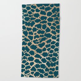 Exotic Abstract Cheetah Prints Beach Towel