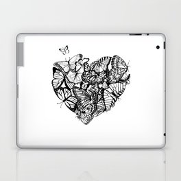 Butterflies +heart  Laptop & iPad Skin