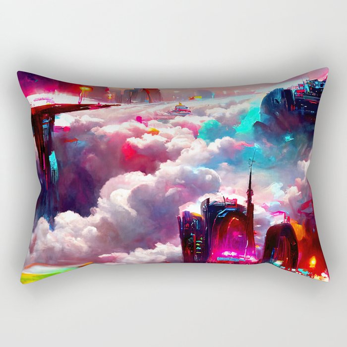 Welcome to Cloud City Rectangular Pillow