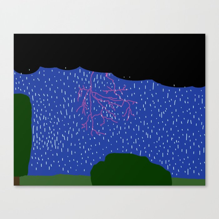 Rosa's Rainstorm Canvas Print