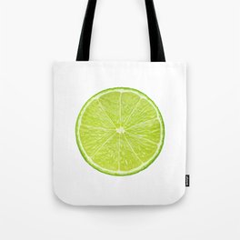 Slice of lime Tote Bag