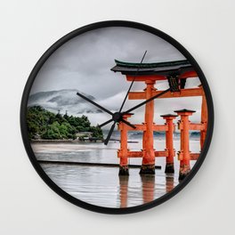 Japan Photography - The Itsukushima Shrine Wall Clock