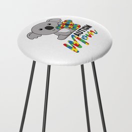 Autism Awareness Month Autism Mom Koala Counter Stool