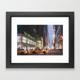 Midtown Rush - NYC Photography Framed Art Print