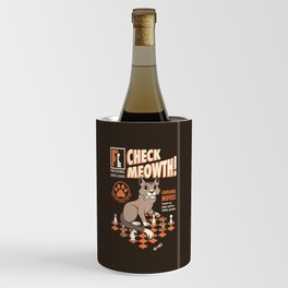 Check-Meowth Cat Chess Wine Chiller
