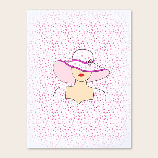 Fashion Portrait Canvas Print