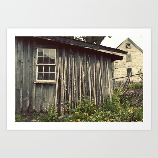 The Wood House Art Print
