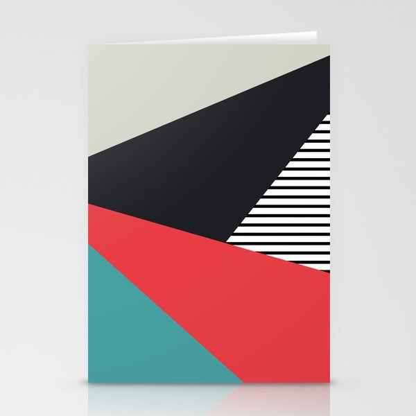 Abstract geometric decoration Stationery Cards