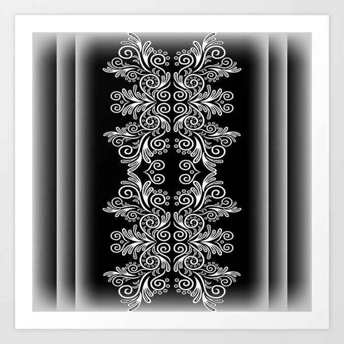 Abstract Floral Background Art Print By Angelinna Society6