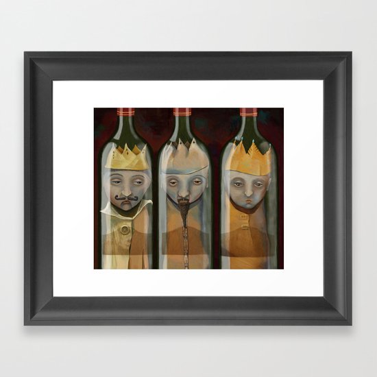 Bottled Kings Framed Art Print