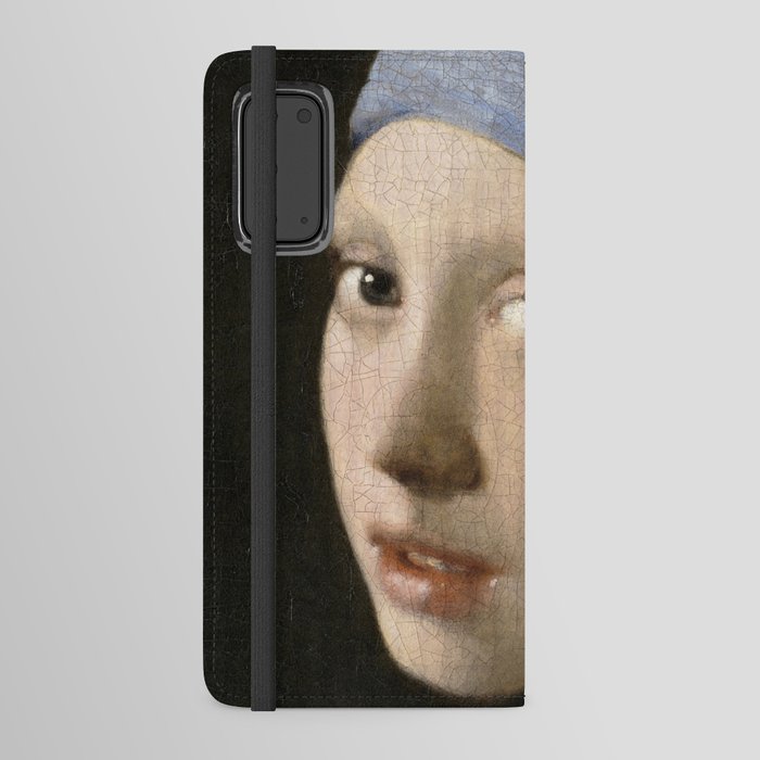 Portrait of a Girl with a Pearl Earring by Johannes Vermeer Android Wallet Case