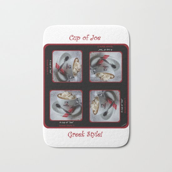 Cup of Joe - Greek Style Bath Mat