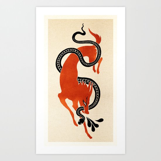 The Serpent Art Print