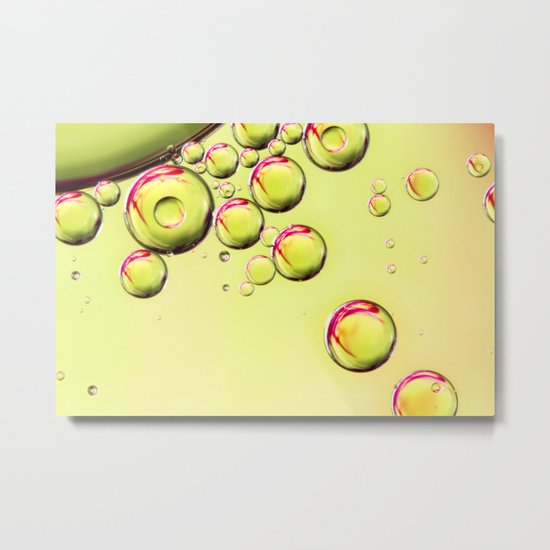 Sparkling Lime Metal Print