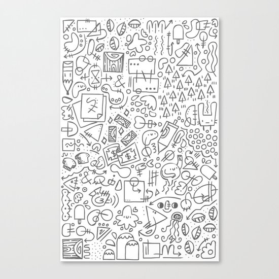 Doodle Do Canvas Print