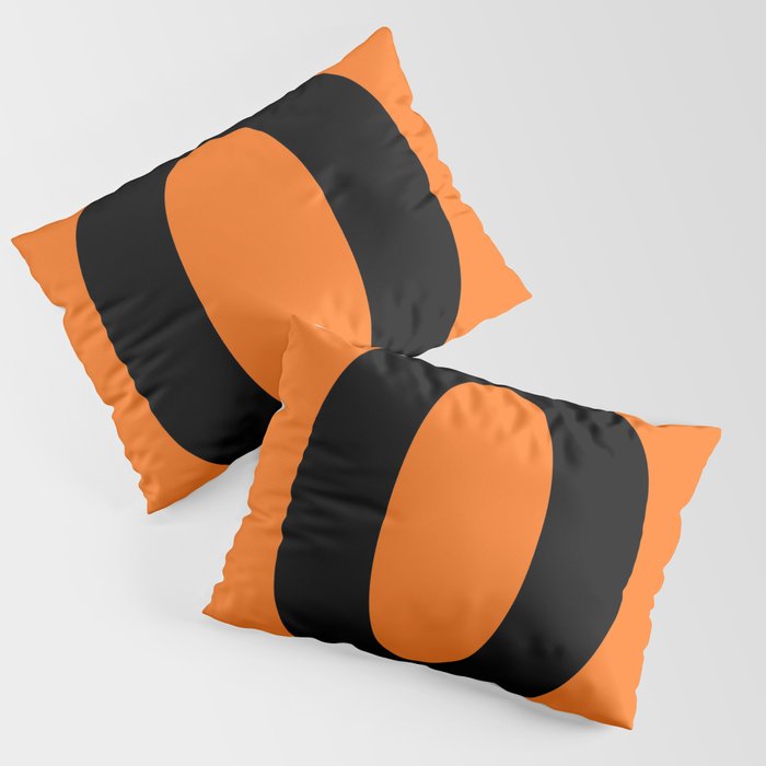 Number 0 (Black & Orange) Pillow Sham