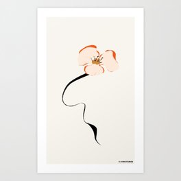 Single Flower Art Print