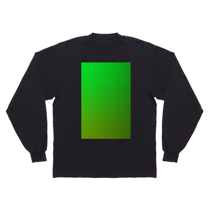 16 Green Gradient Background 220713 Valourine Digital Design Long Sleeve T Shirt